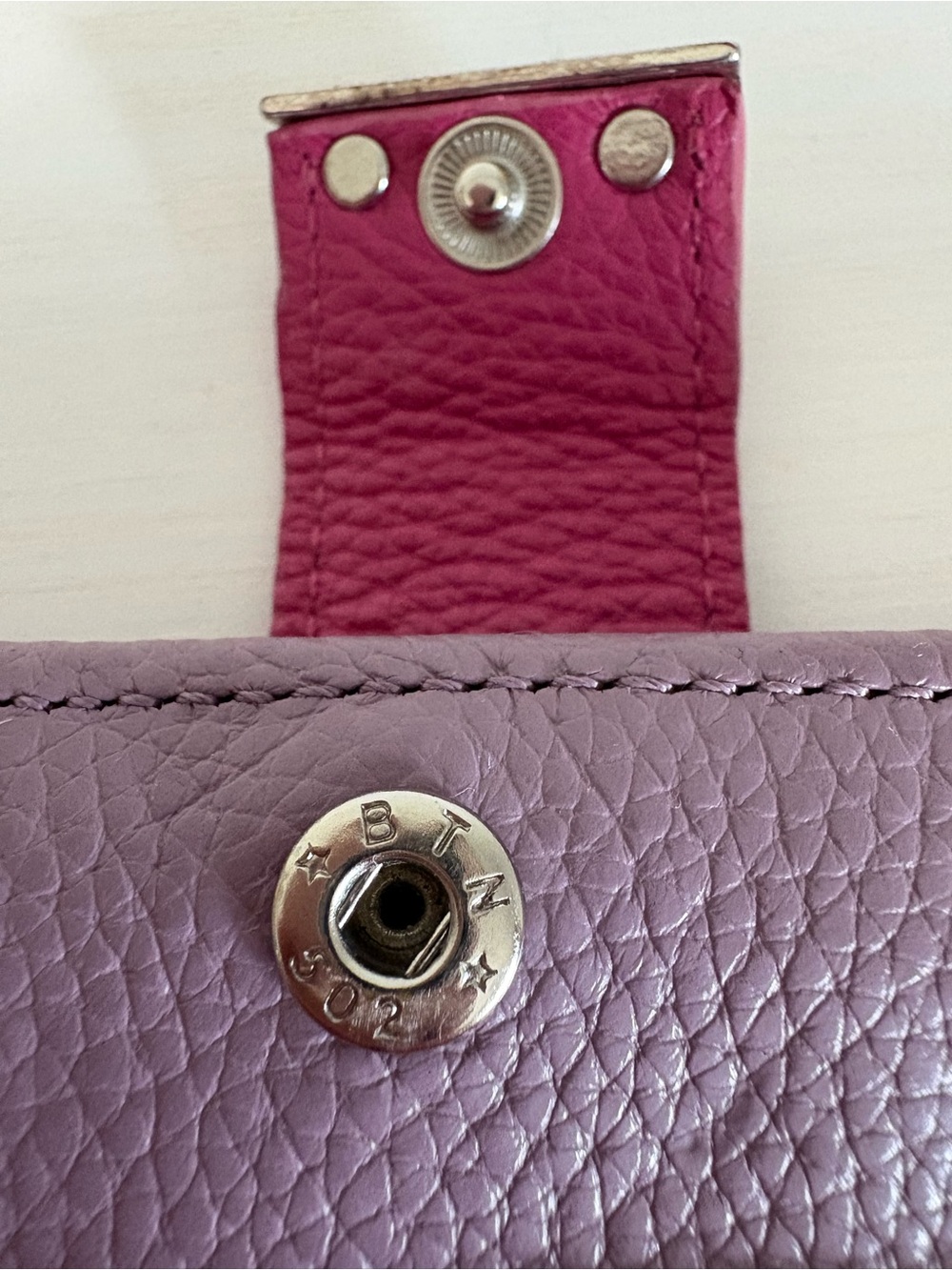 Brighton Barbados Pink Lilac Leather Large Pocket Wallet Coquette Whimsygoth - Picture 2 of 10